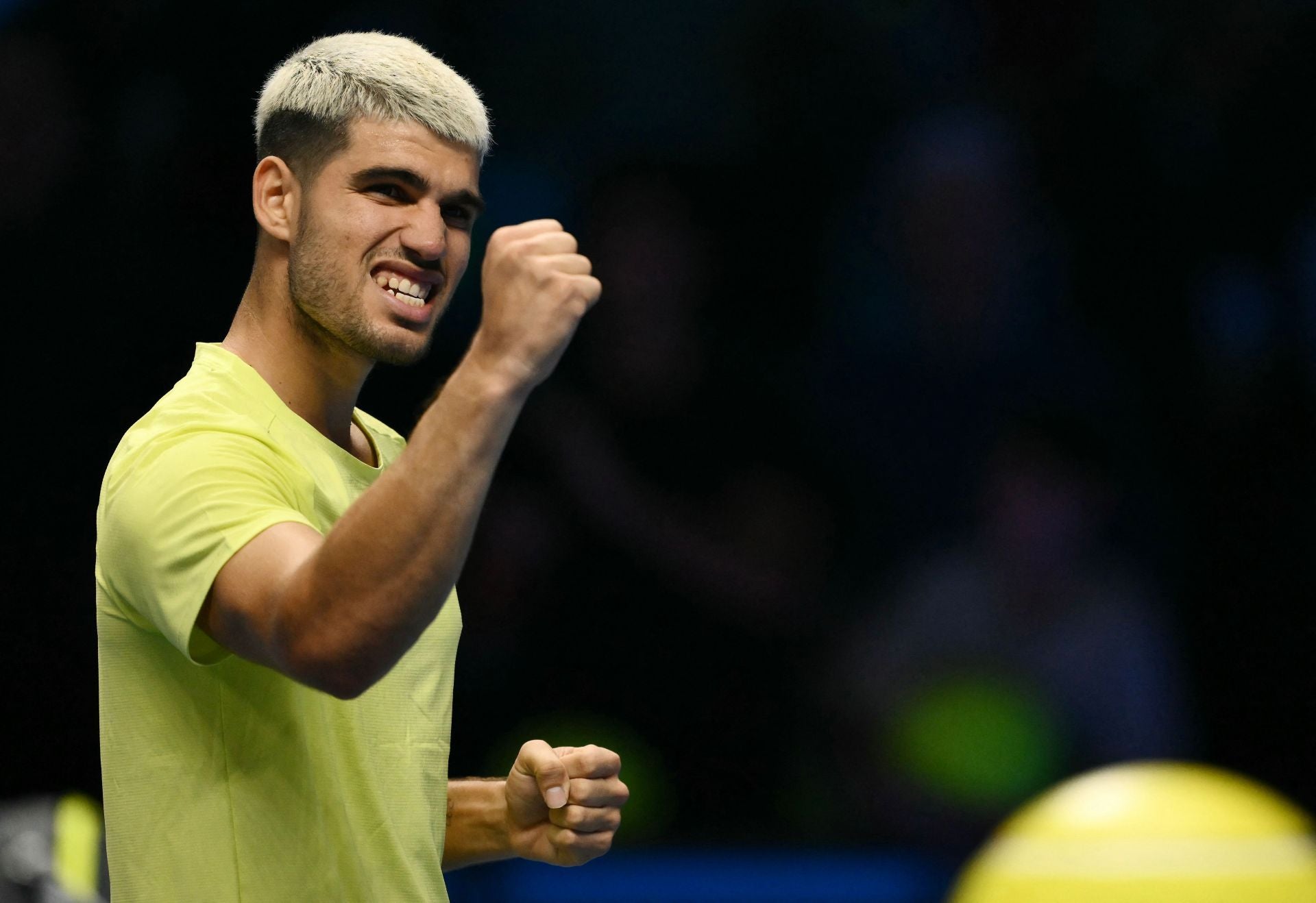 Las imágenes de la victoria de Alcaraz ante Fritz