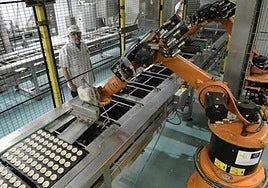 Instalaciones de una empresa de alimentación, en una fotografía de archivo.