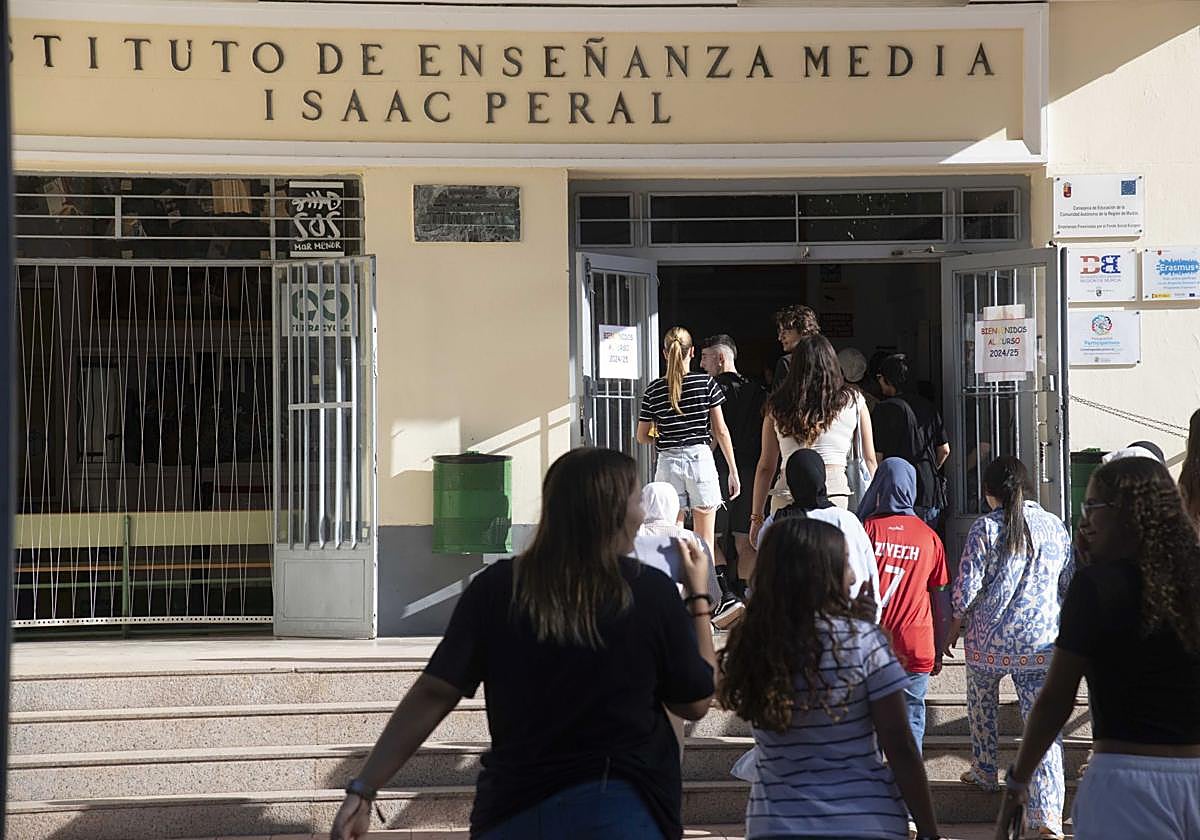Imagen de archivo de un instituto de Cartagena.