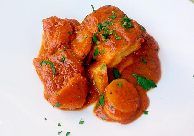 Lomitos de mero al ajo arriero