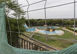 Las piscinas del parque de Tentegorra en una fotografía de este pasado verano.