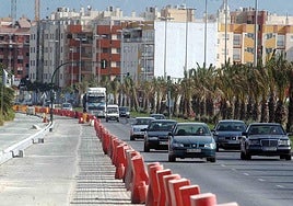 Imagen de archivo de la zona del Ensanche Norte de Murcia.