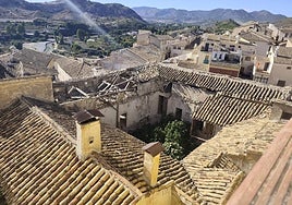 Hundimientos en la techumbre de la Casa de las Boticarias.