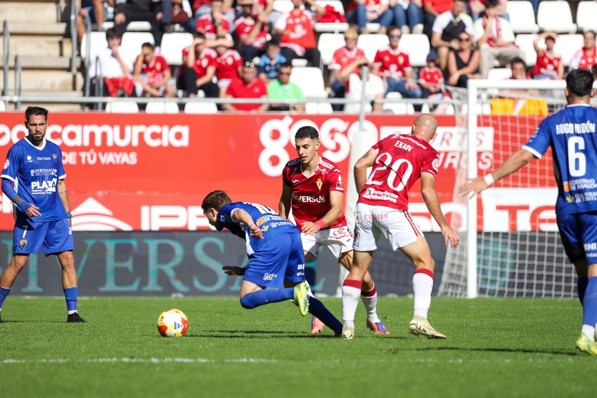 El Real Murcia no puede prolongar ante el Teruel su racha de victorias