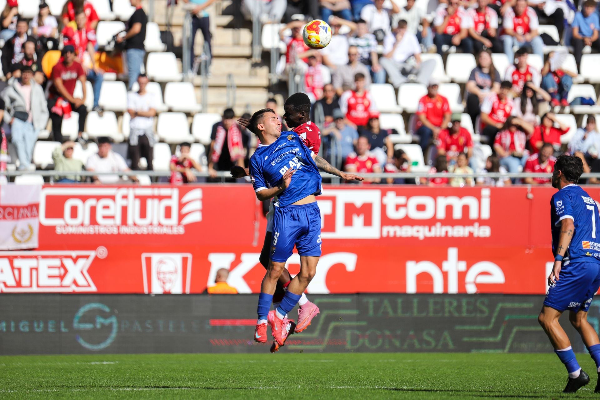 El Real Murcia no puede prolongar ante el Teruel su racha de victorias