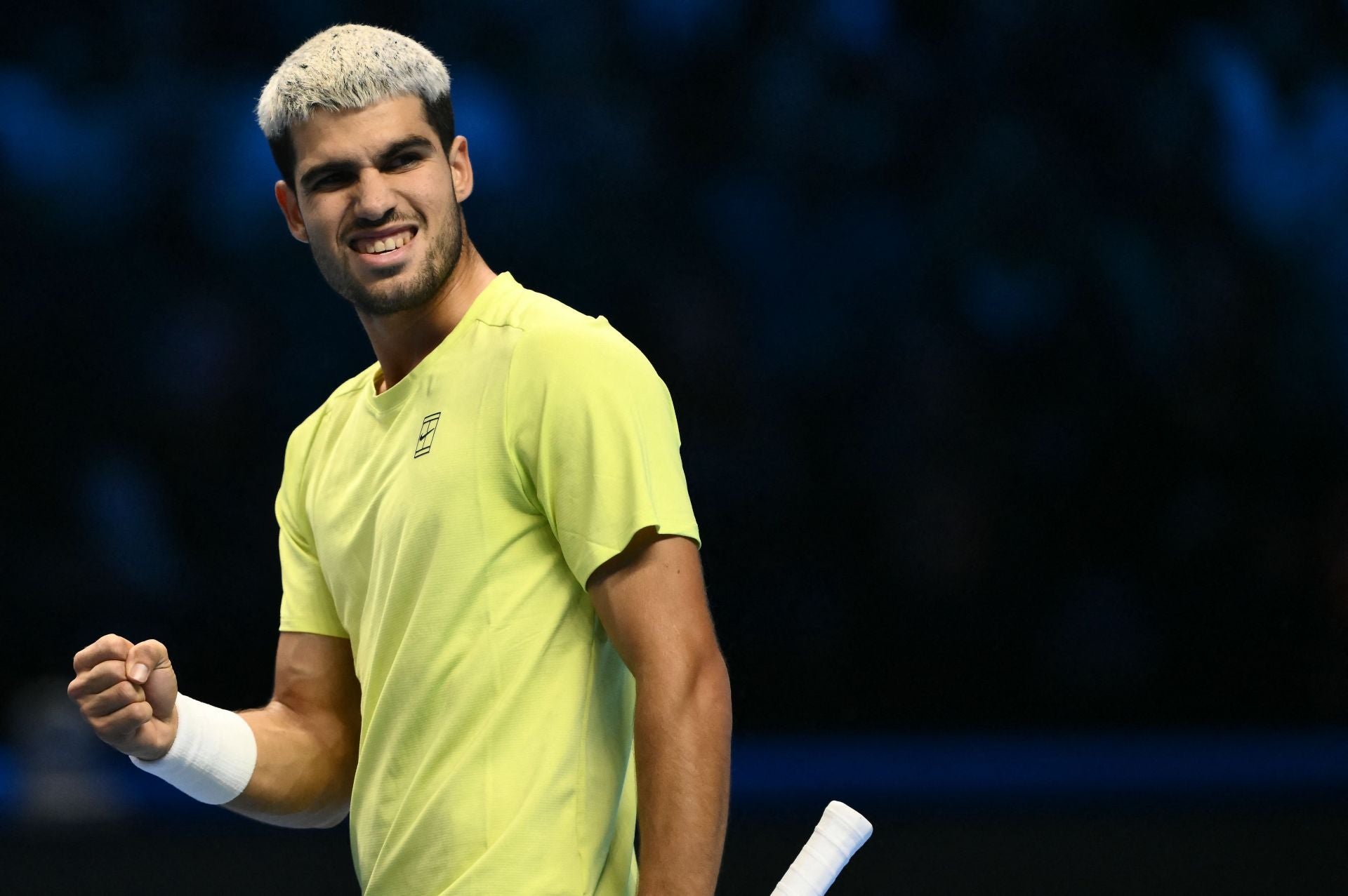 Carlos Alcaraz cae ante Sinner en la ATP Finals, en imágenes