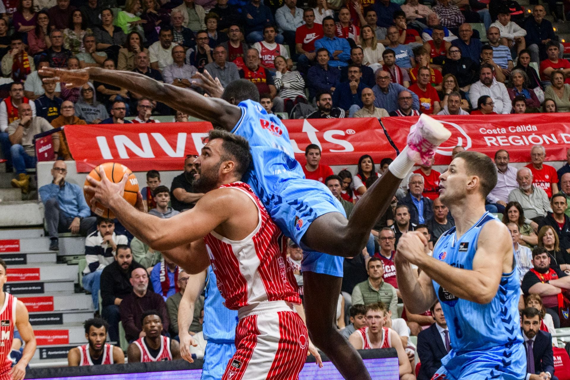 El UCAM Murcia cae prisionero de la trampa del Breogán, en imágenes