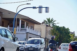 Una de las cámaras instaladas en Santomera.