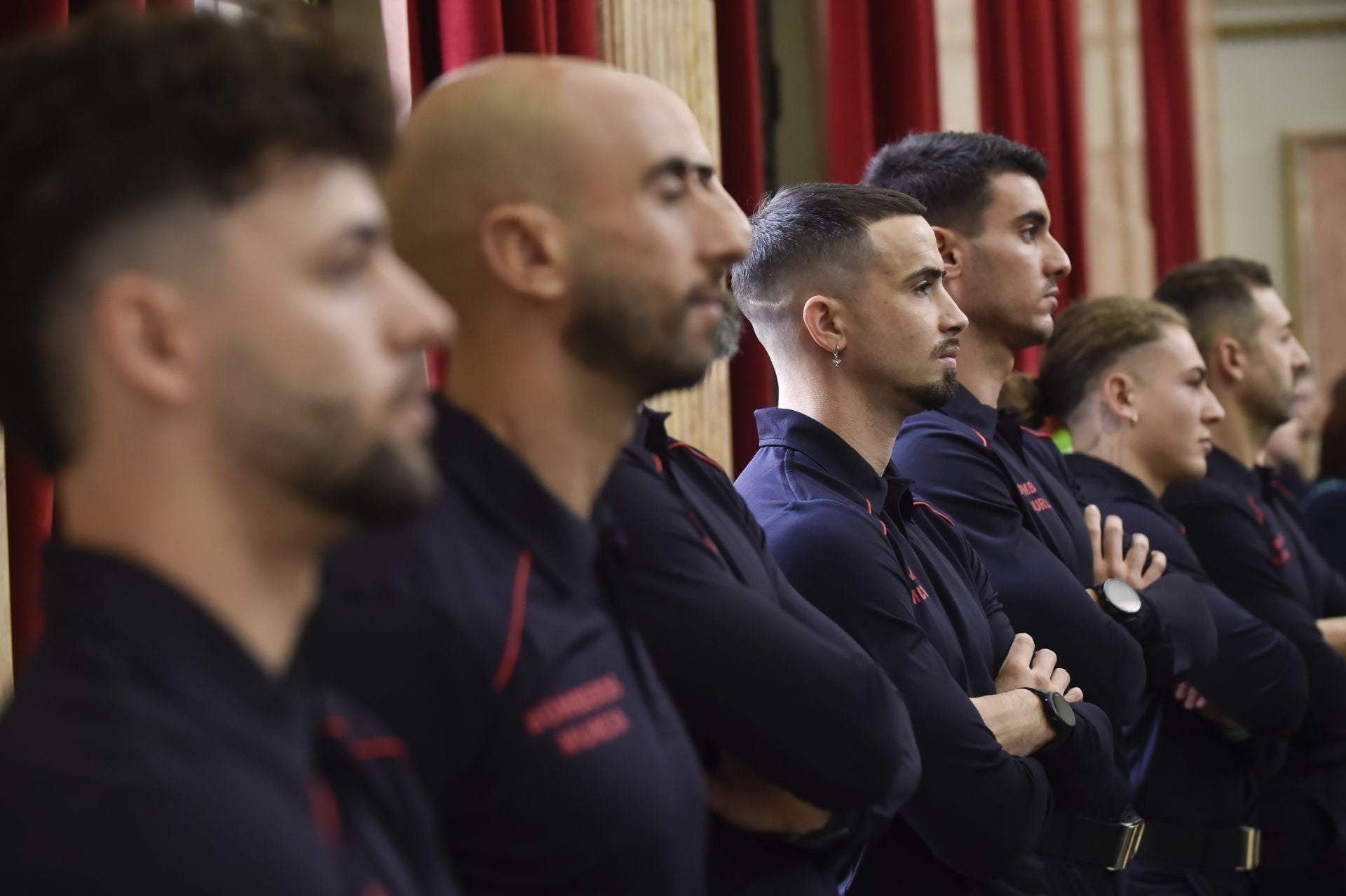 Las imágenes de la toma de posesión como funcionarios de 45 nuevos bomberos en Murcia
