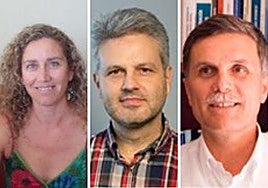 Rosa María Benito, Juan Carlos Espín y Francisco Tomás-Barberán