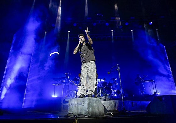 Dani Fernández, el pasado mes de septiembre, durante su concierto en el B-Side de Molina.