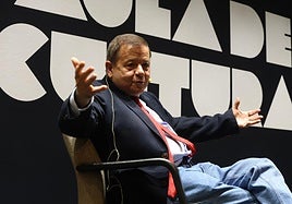 Pablo Ramírez (Murcia, 1959), en el encuentro organizado por LA VERDAD y la Fundación Cajamurcia.