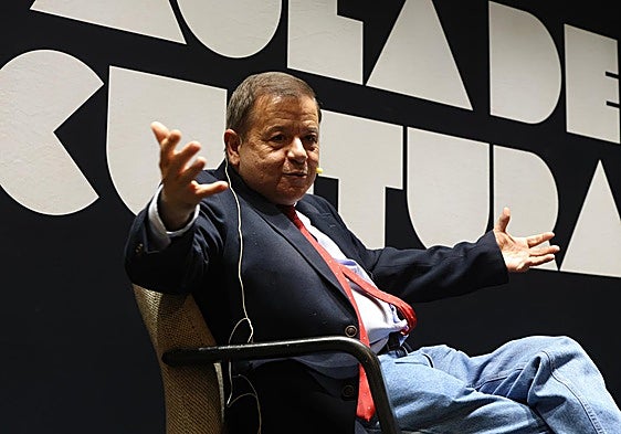 Pablo Ramírez (Murcia, 1959), en el encuentro organizado por LA VERDAD y la Fundación Cajamurcia.