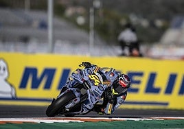 Fermín Aldeguer ayer en en Cheste (Valencia).