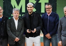 El Murcia Club de Tenis premia a Carlos Alcaraz