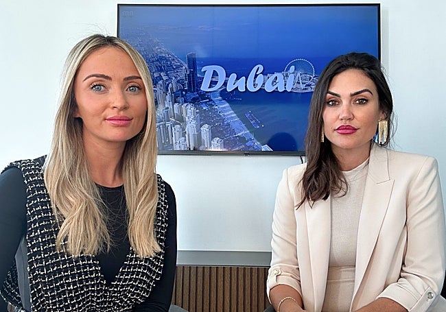 Suzanne Cherry, de Chersun Properties, y Jessica Romero.