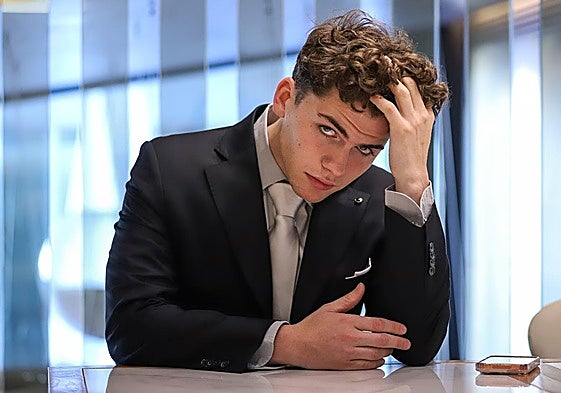 Martín Savi, este jueves, en el Drexco de Gran Vía de Murcia.