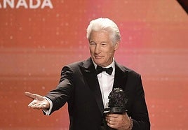 Richard Gere en febrero de 2025, cuando recibió el premio Goya Internacional.