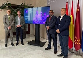 Presentación de la gala en el Ayuntamiento de Murcia.