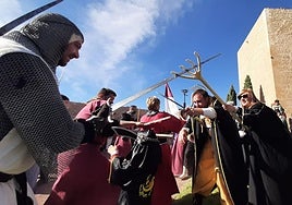Recreación histórica, este domingo, en el Castillo de Lorca.