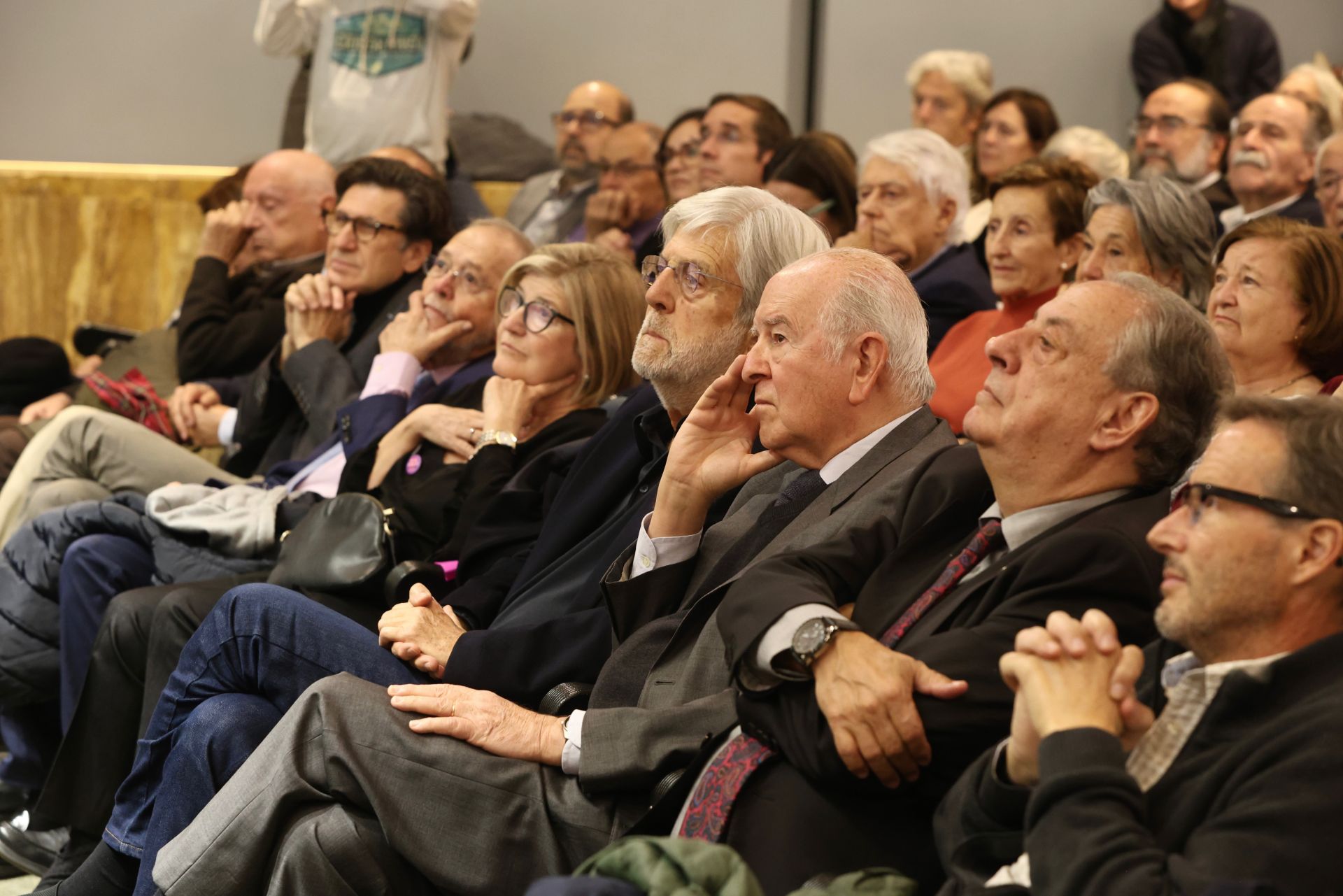 Las imágenes de Alfonso Guerra en Murcia en la conferencia &#039;Pensar la democracia&#039;