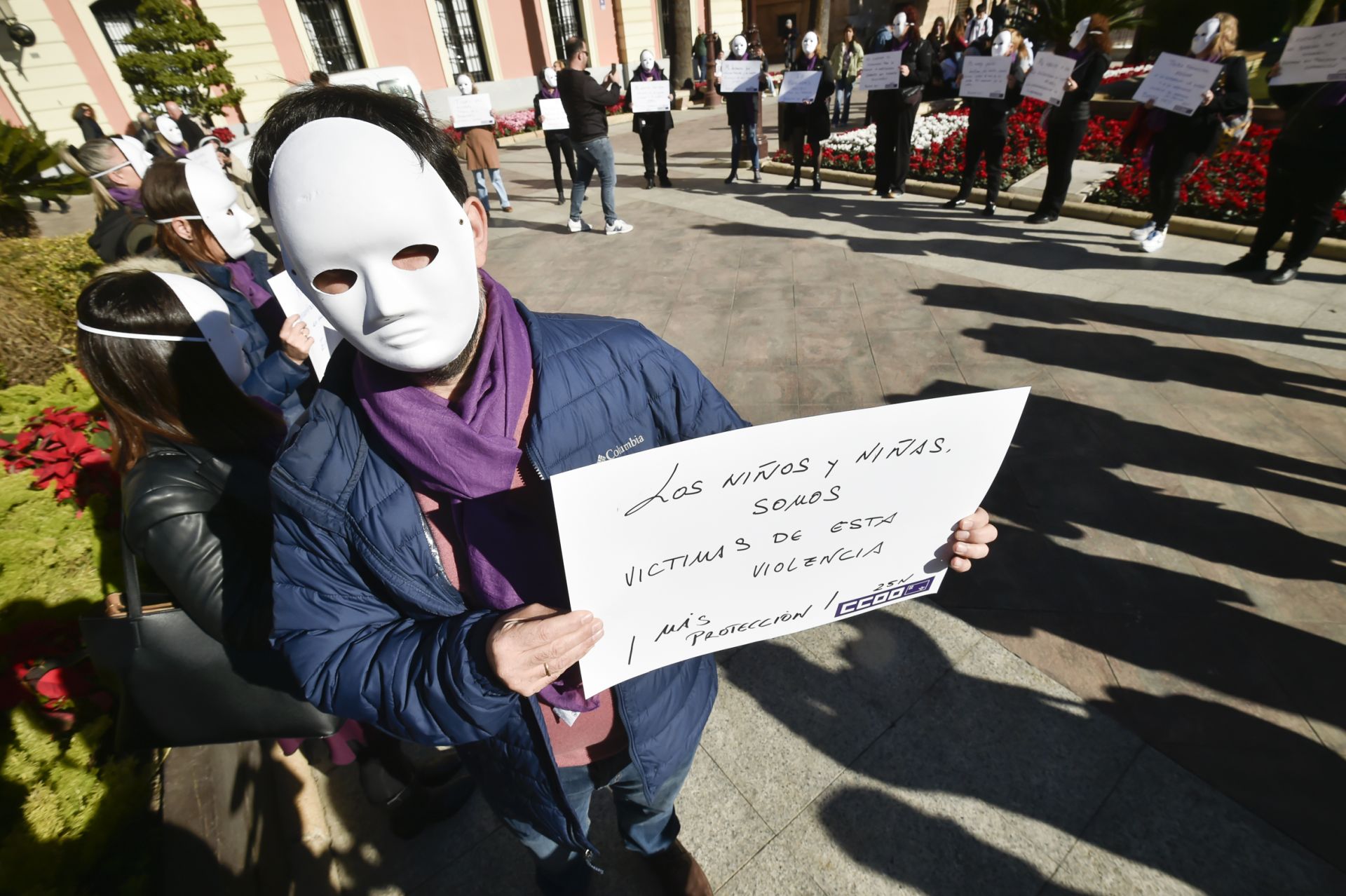 La actuación &#039;Porque el silencio también es violencia&#039;, en imágenes