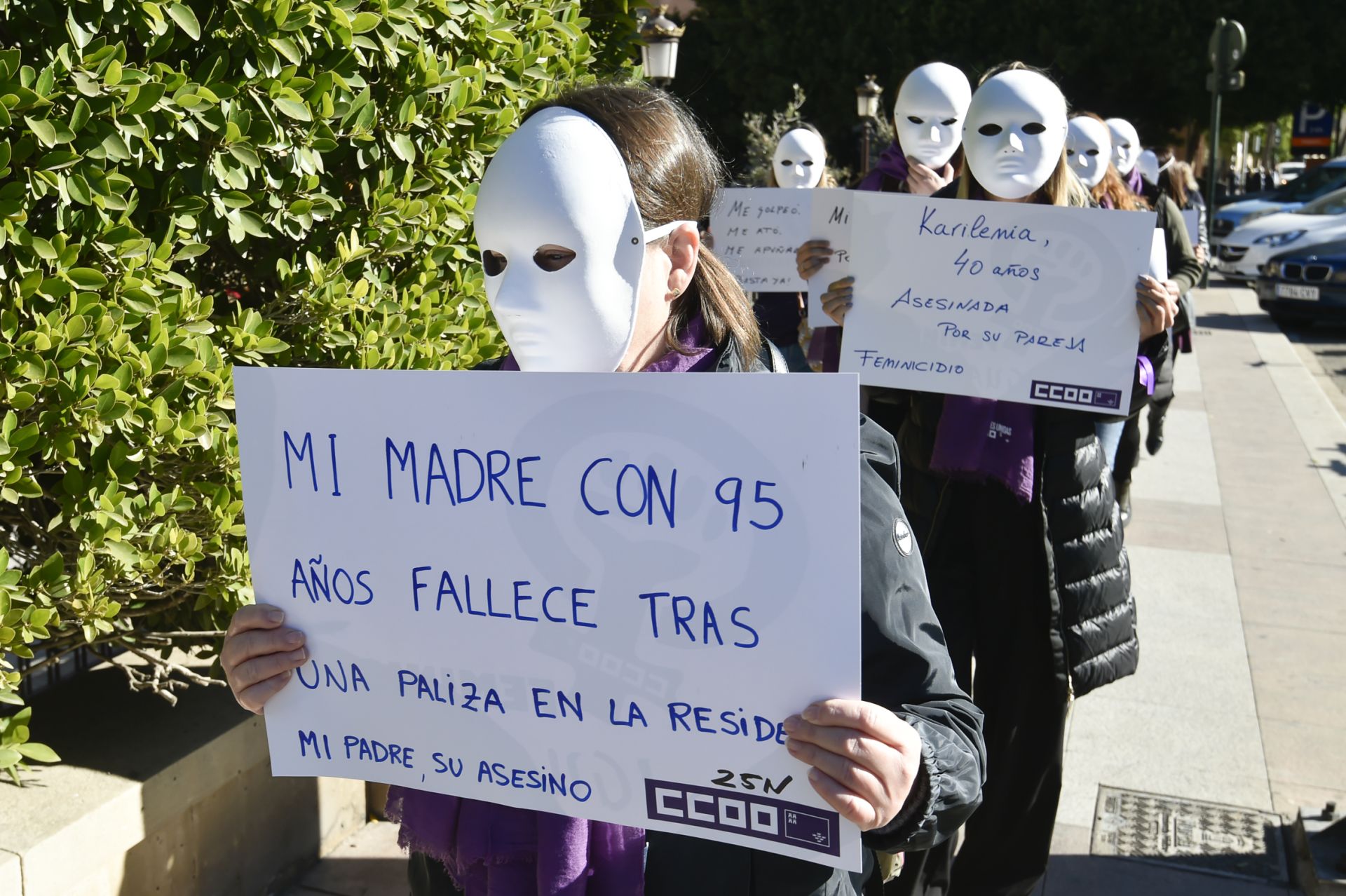 La actuación &#039;Porque el silencio también es violencia&#039;, en imágenes