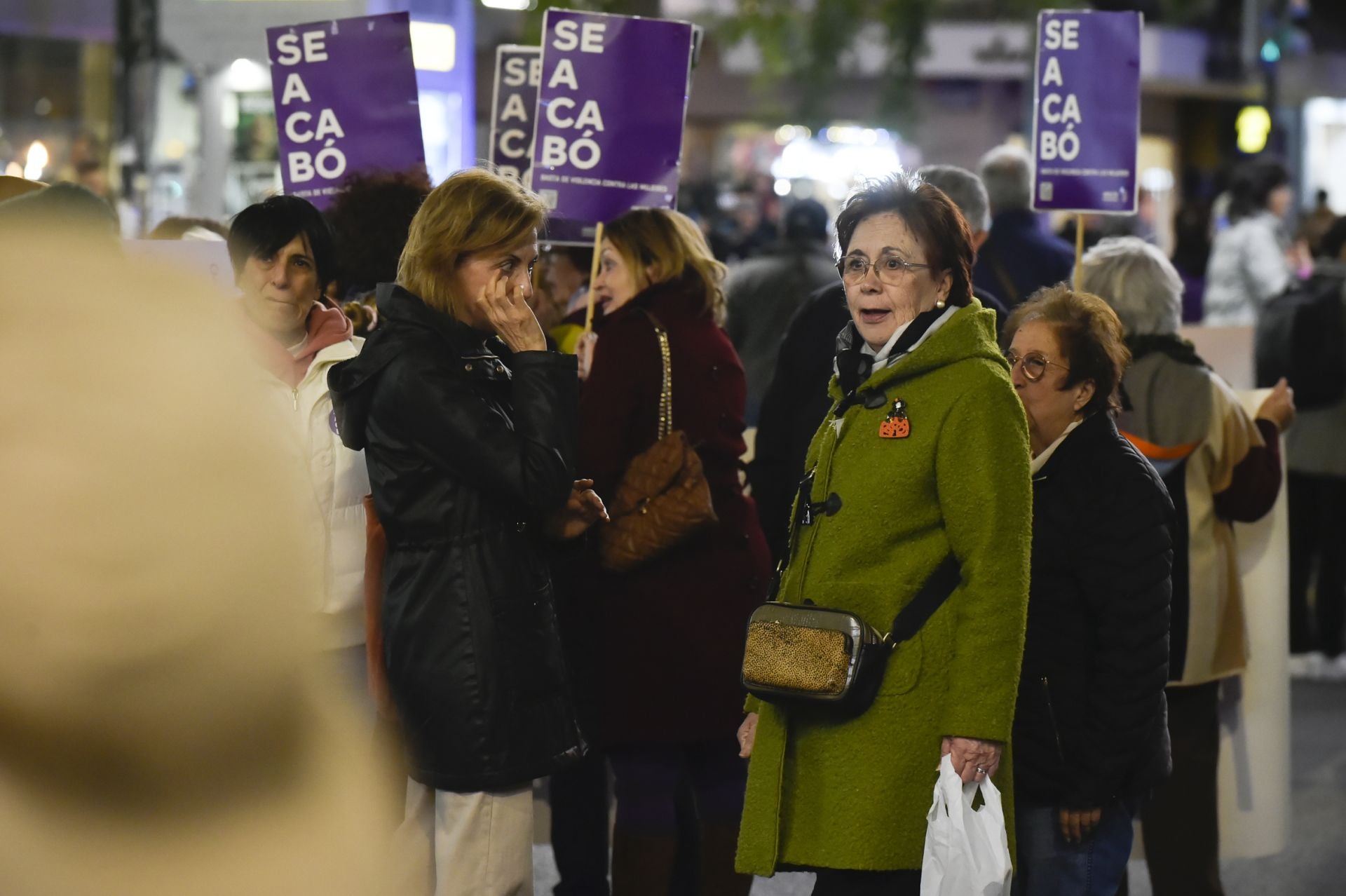 Manifestación por el 25N en Murcia, en imágenes