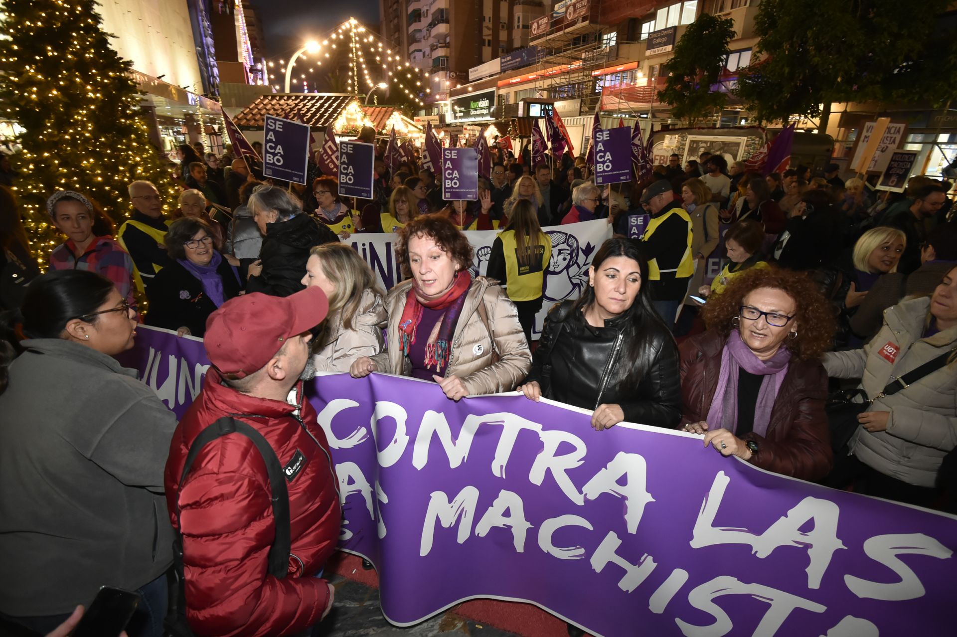 Manifestación por el 25N en Murcia, en imágenes