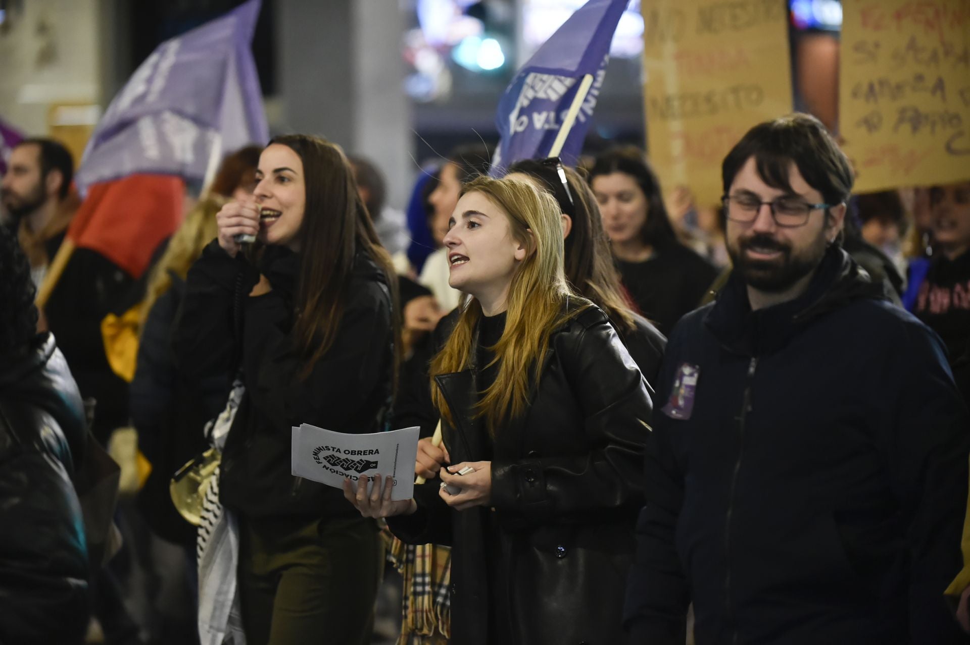 Manifestación por el 25N en Murcia, en imágenes