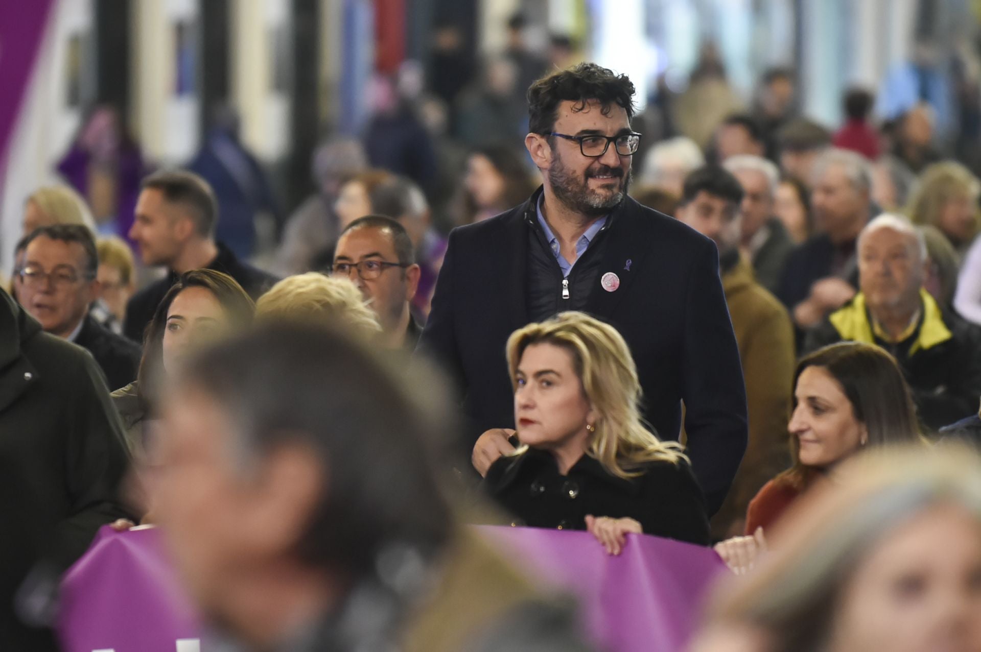 Manifestación por el 25N en Murcia, en imágenes