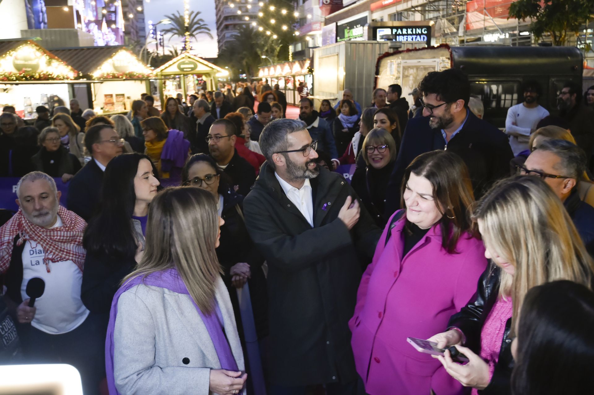 Manifestación por el 25N en Murcia, en imágenes
