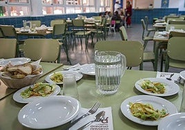 Un comedor escolar, en una fotografía de archivo.