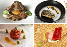 Platos de las novedades: Barahonda, Loreto, Demo y Kappou Makoto.