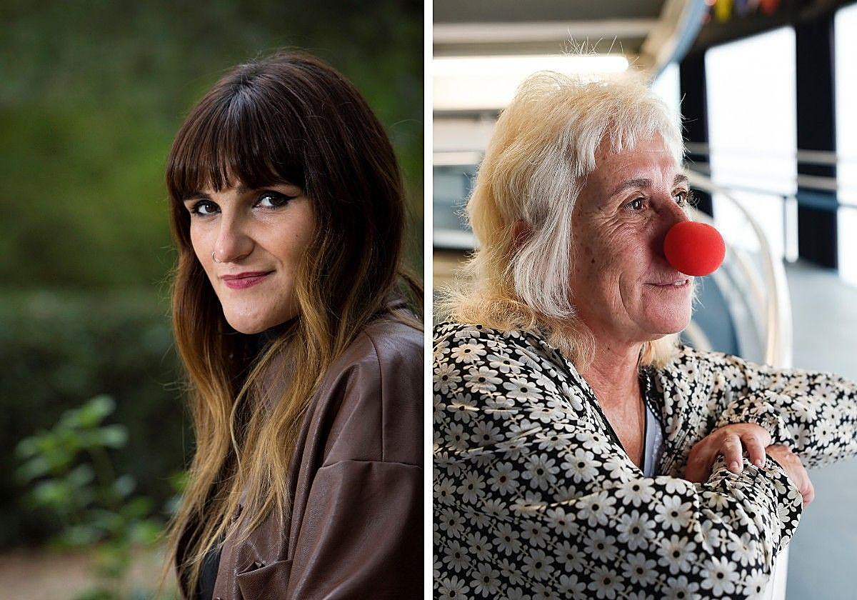 Rozalén y Pepa Astillero, de Pupaclown.