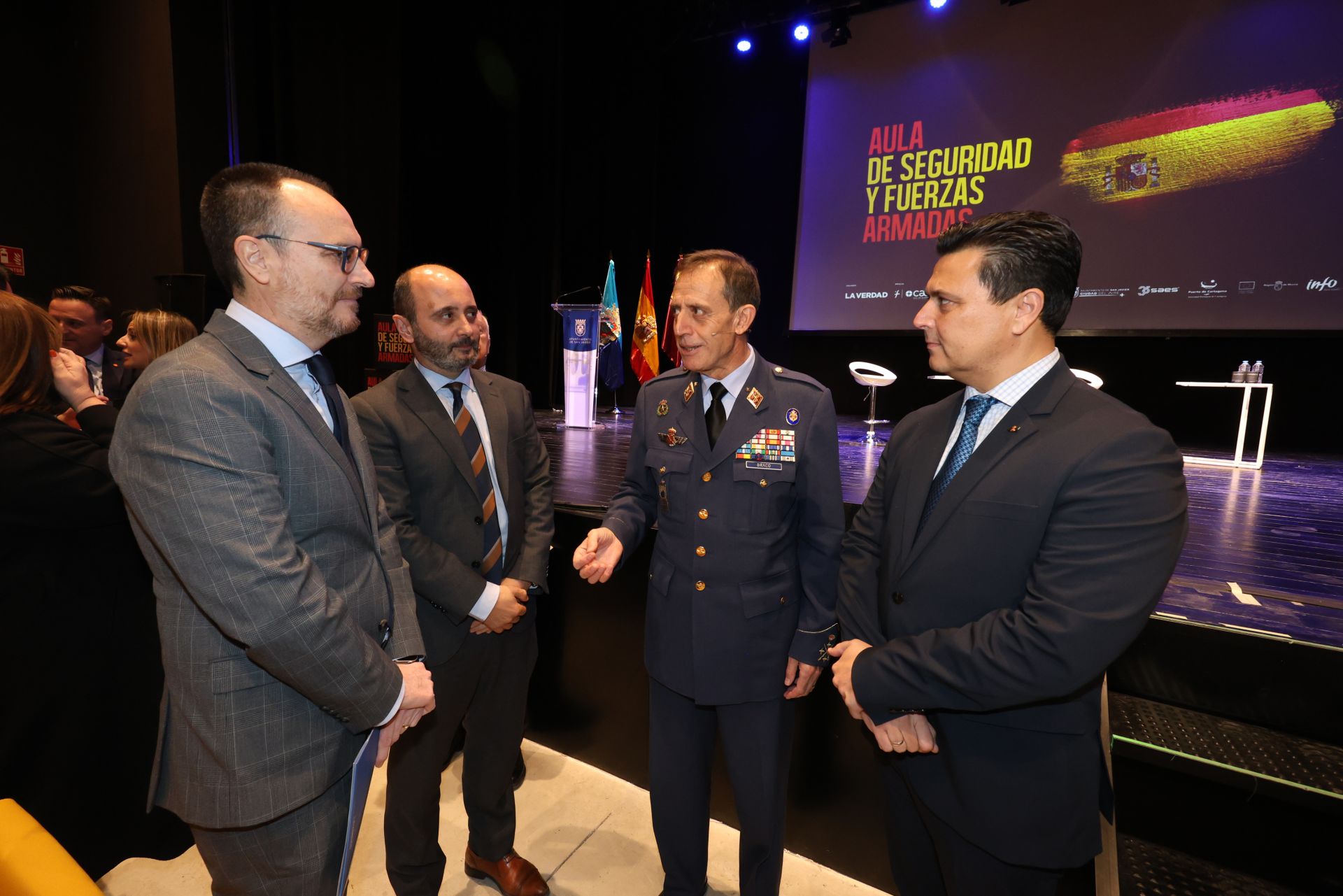 Las imágenes del Aula de Seguridad y Fuerzas Armadas de LA VERDAD celebrada en San Javier