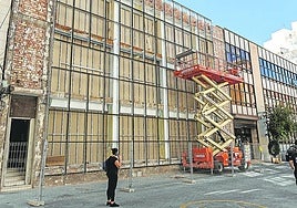 Imagen de archivo del edificio en obras.
