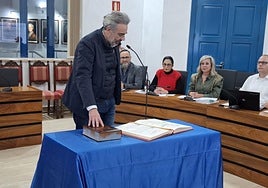 Víctor Manuel Martínez del Baño, en su toma de posesión.