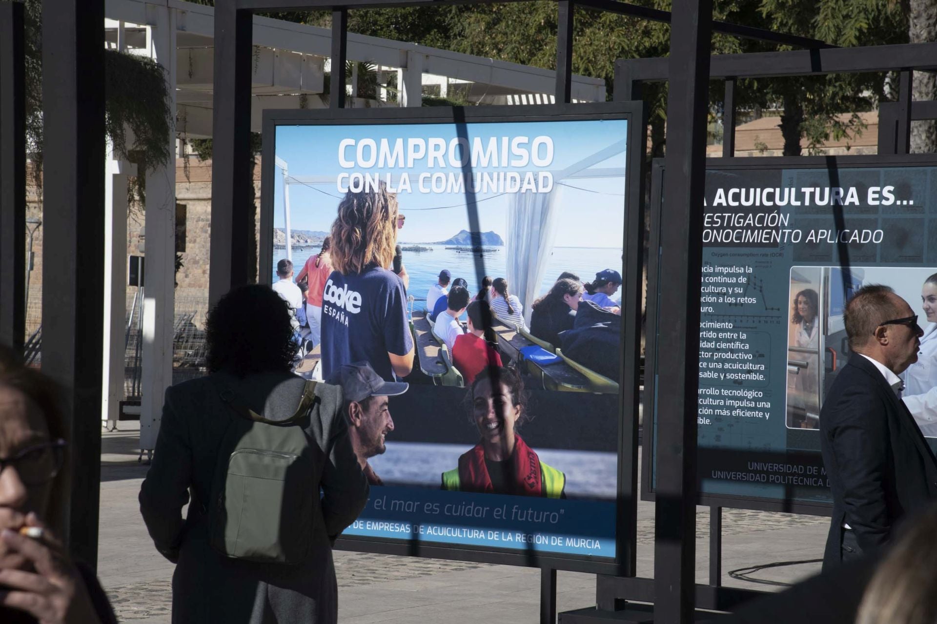 Las imágenes de la exposición &#039;La acuicultura es...&#039; en el Puerto de Cartagena