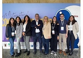 Miembros del Grupo de Investigación Reproducción Animal. En el centro Emilio Martínez e Inmaculada Parrilla.