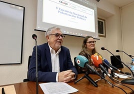 Juan José Escribano y María Isabel López, este lunes.