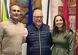 José Miguel González, Fulgencio Garrido y Lucía Tárraga Madrid.