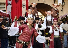 Espectáculo medieval.