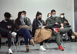 Sala de espera de la Arrixaca, en una foto de archivo