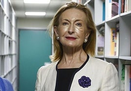 María Trinidad Herrero, en las instalacines de LA VERDAD.