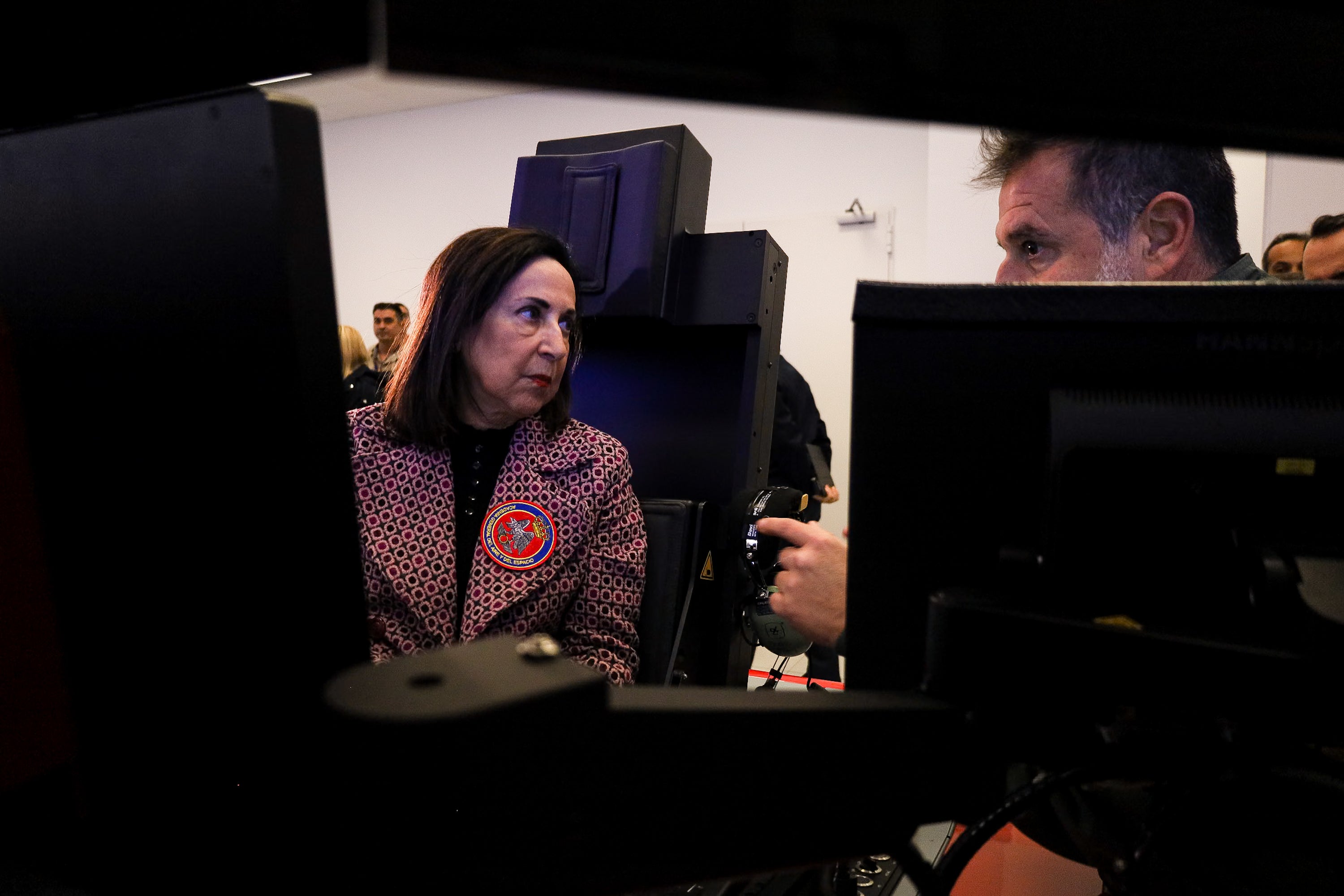 La visita de la ministra de defensa a la Academia General del Aire, en imágenes