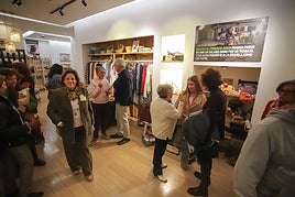 Inauguración de la tienda, este jueves.