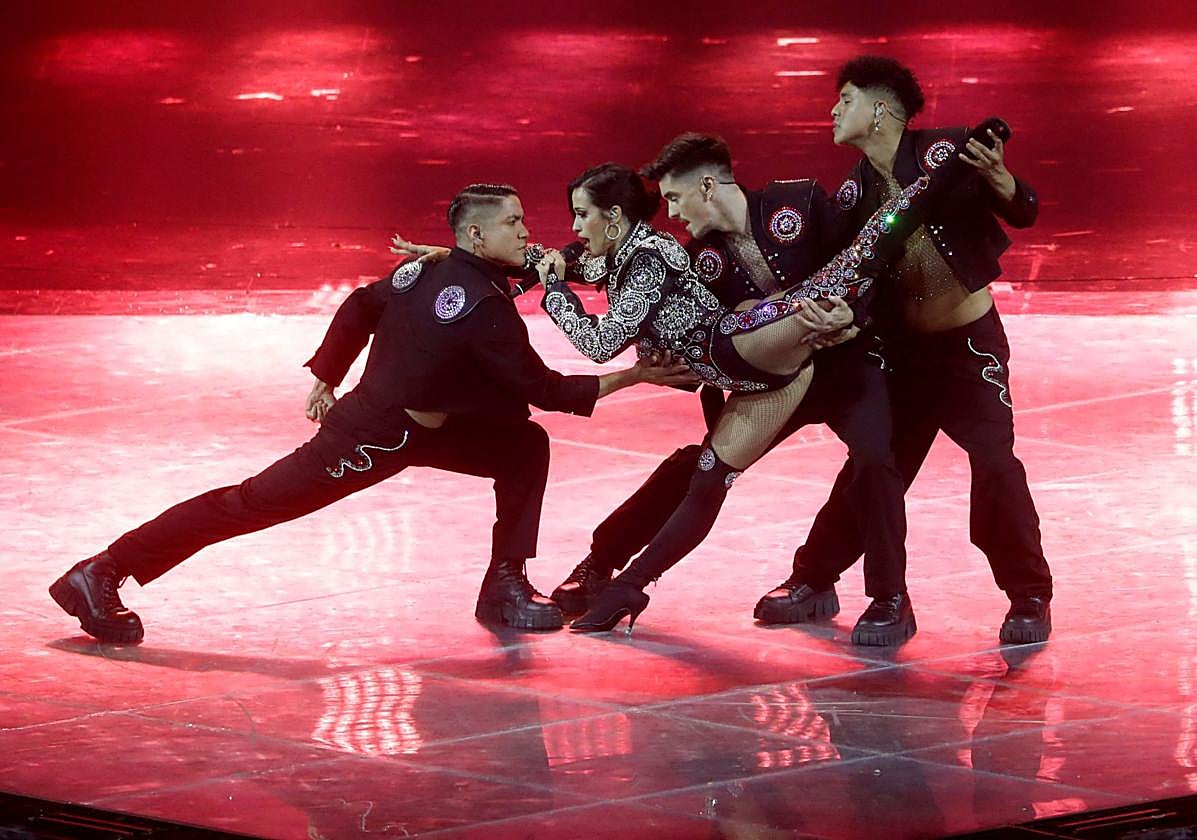 Chanel, en su participación en Eurovisión en 2022.