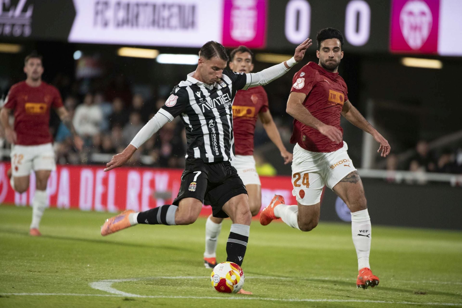 El FC Cartagena, eliminado de la Copa del Rey, en imágenes