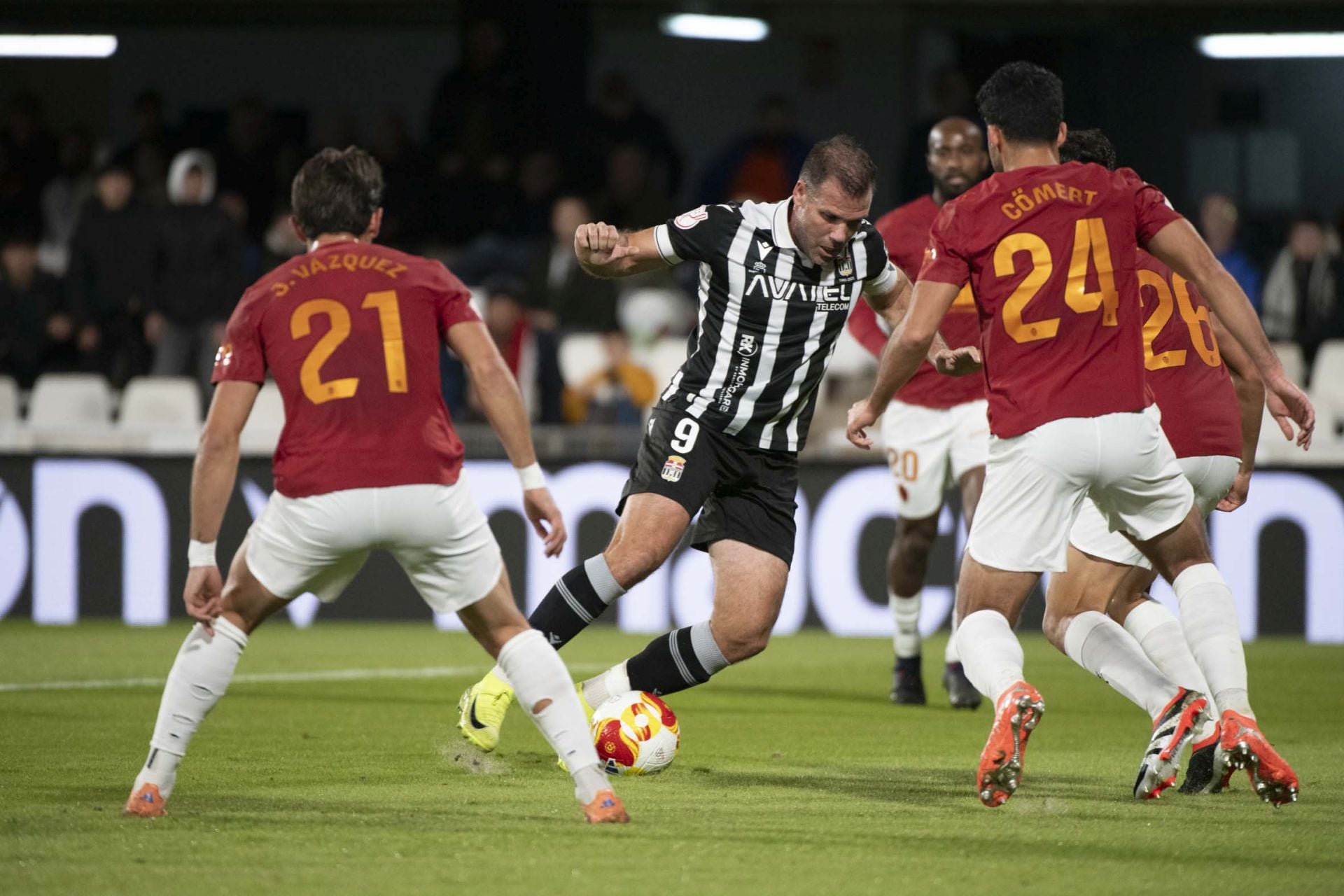 El FC Cartagena, eliminado de la Copa del Rey, en imágenes